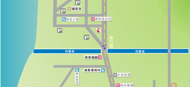車城街道圖