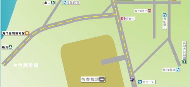 車城街道圖