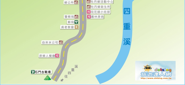 牡丹街道圖